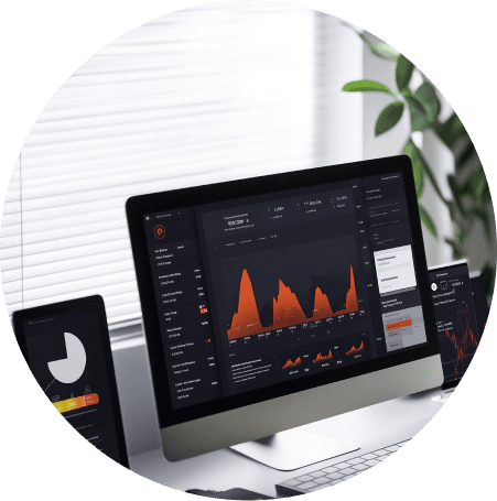 MacBook displaying Moxx Technologies' solutions